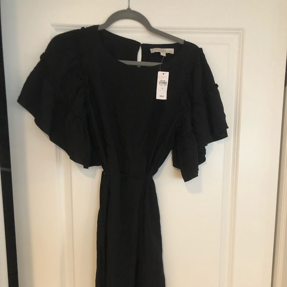 Loft brand woman’s black dress